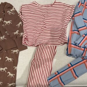 Red and White Striped ZARA SET